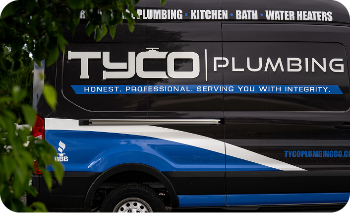 TYCO Plumbing branded service van
